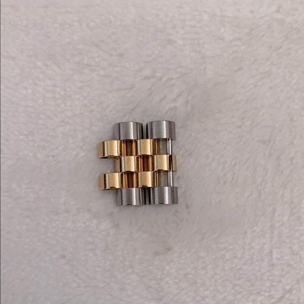 Authentic Rolex Two-Tone Gold & Silver Metal Watch Links from Rolex Datejust 41